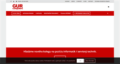 Desktop Screenshot of gur.sk