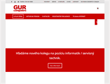 Tablet Screenshot of gur.sk
